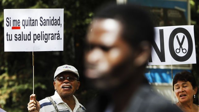 Protesta contra la reforma sanitària / Amnistía Internacional