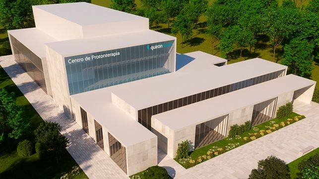 Maqueta del centre de protonteràpia de Pozuelo de Alarcón, propietat de Quirónsalud / Quirónsalud